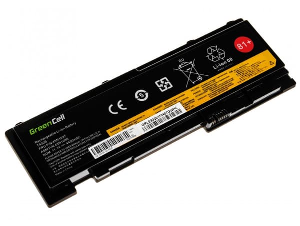 Batteri til Lenovo ThinkPad T430s T430si osv., 11,1V 3400mAh