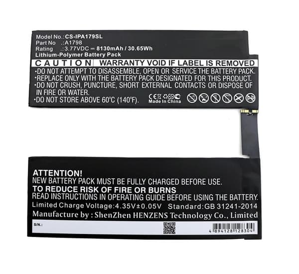 Batteri för Apple iPad Pro 10.5 2017 etc