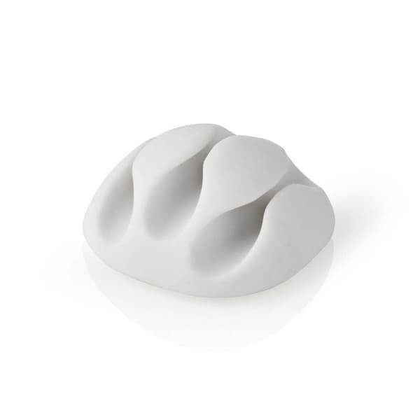 Nedis Mini kabelklemme med 3 huller - 4 stk
