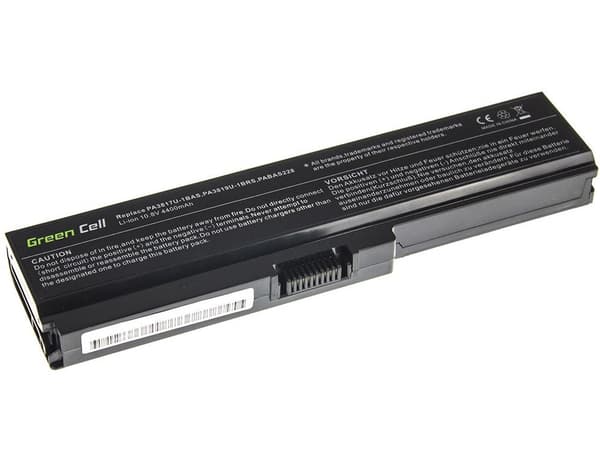 Green Cell-batteri for Toshiba Satellite, 4400mAh, 11,1V
