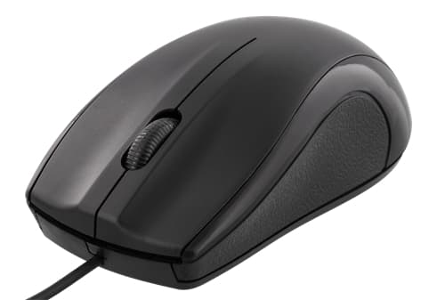 DELTACO optisk minimus, 1200 DPI, 125 Hz - Sort Sort