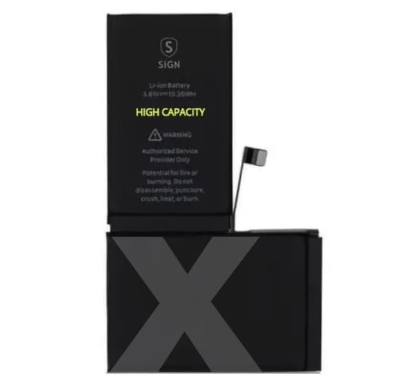 iPhone X Høykapasitets batteri - 3000mAh