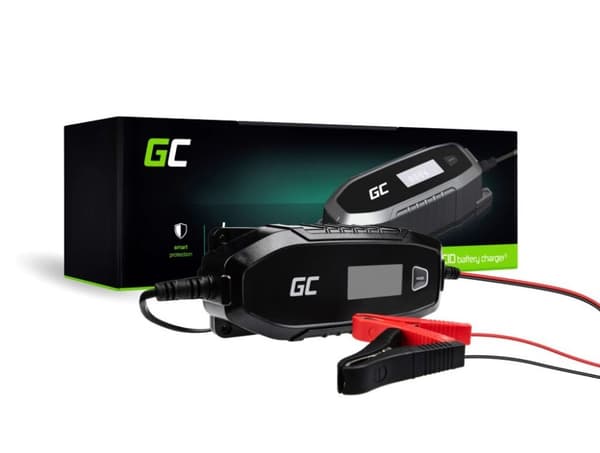 Green Cell Batterioplader til AGM, Gel og Blysyre 6V / 12V (4A)