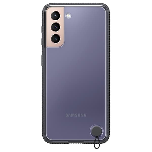 Samsungin kirkas suojakuori Samsung Galaxy S21 Plus 5G:lle - musta
