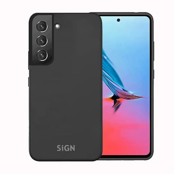 SiGN Liquid Silikone Cover til Samsung Galaxy S23 - Sort