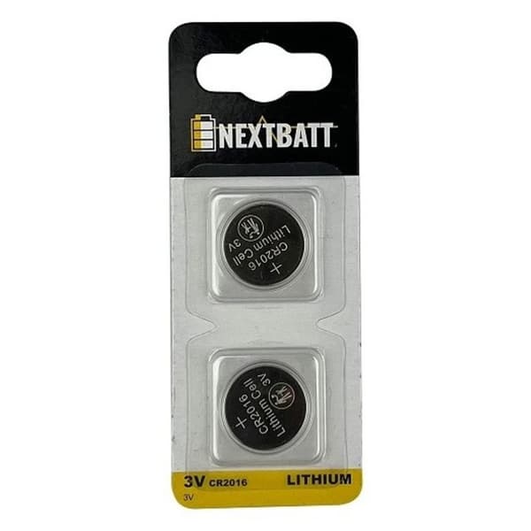 NextBatt nappiparisto CR2016, 3V - 2 kpl