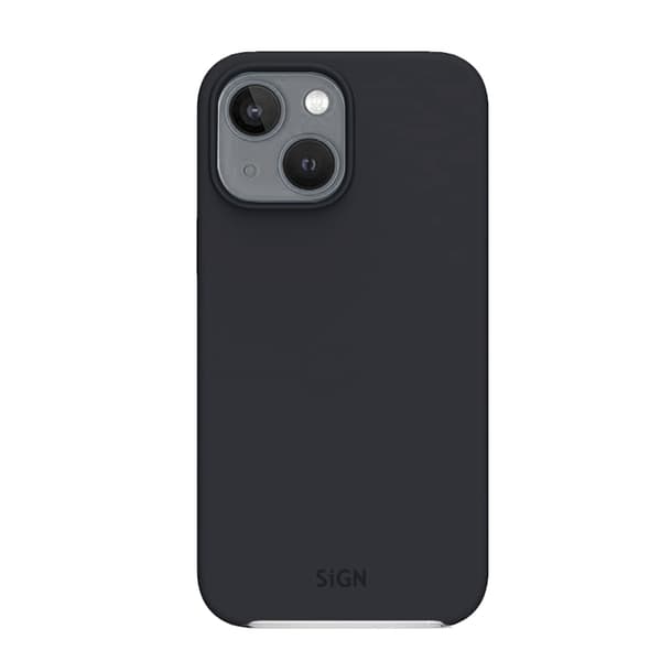 SiGN Liquid Silikone Cover til iPhone 13 Mini - Sort
