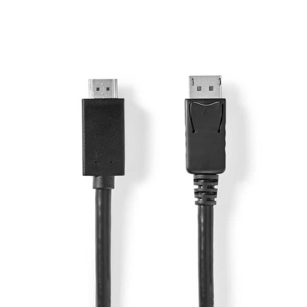 Nedis DisplayPort hann til HDMI Adapter hann, 8K, 2m - Svart