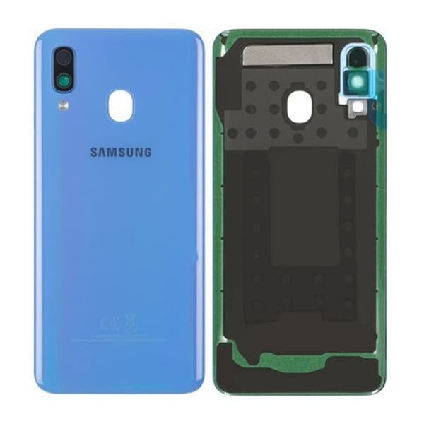 Original Samsung Galaxy A40 Bagcover - Blå