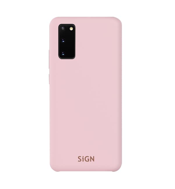SiGN Liquid Silikone Cover til Samsung Galaxy S20 FE - Pink