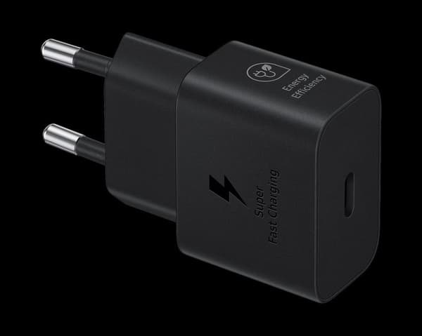 Samsung Quick Charger, USB-C, 25W - Sort