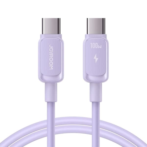 Joyroom Color Series USB-C - USB-C-kabel 100W, 1,2m - Lilla