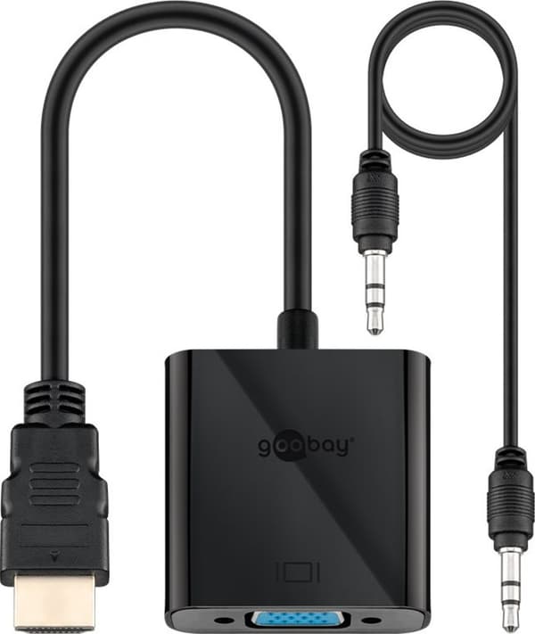Goobay HDMI til VGA Adapter - Svart