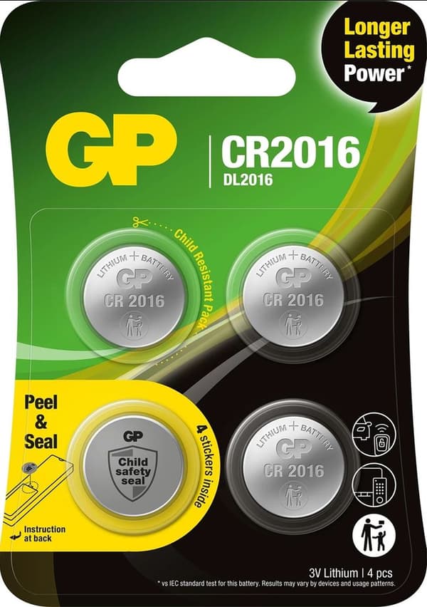 CR2016 4-Pack GP