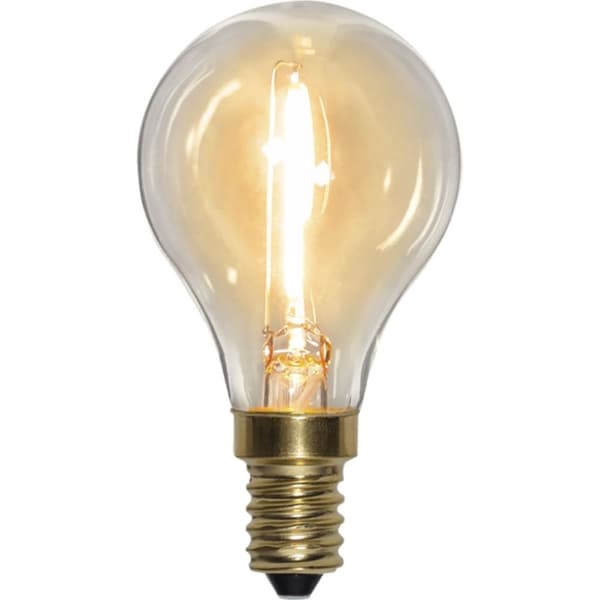 LED-lampe E14 P45 blødt lys 0,8W 2100K 70 lumen