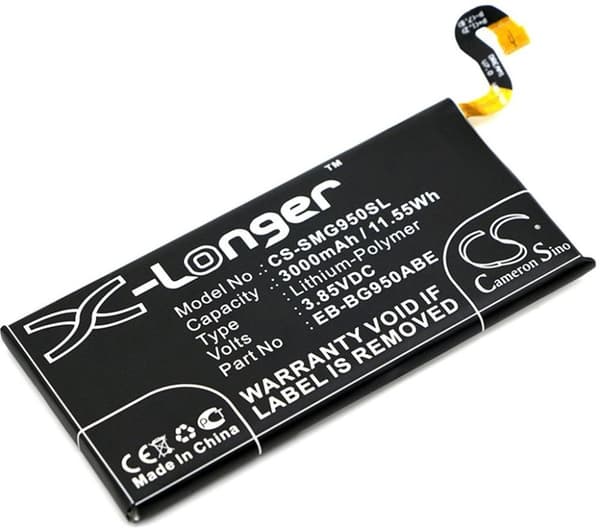 Batteri til Samsung Galaxy S8 osv