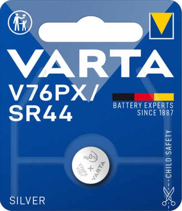 VARTA Silver Coin knapcelle batteri V76PX / SR44