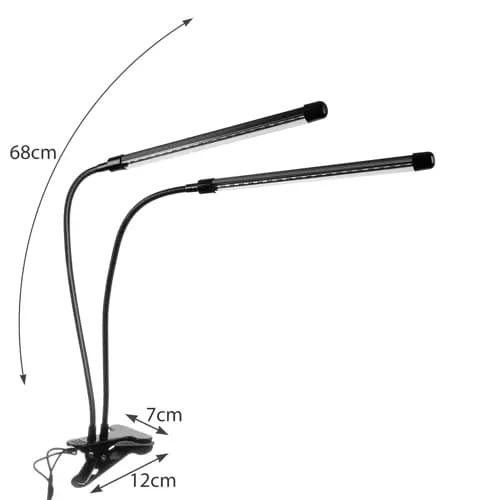 Lampe 20 LED 2stk for plantevekst Gardlov 19241
