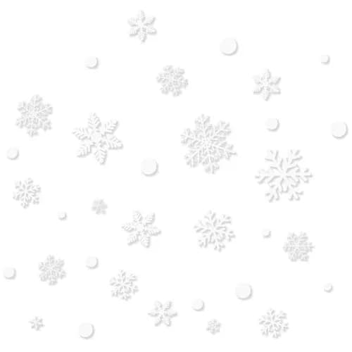 Julevinduesklistermærker Ruhhy 22359