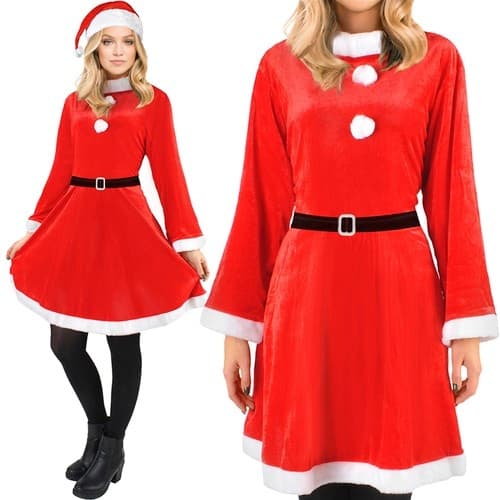 Kostyme - Fru Claus Malatec 22702