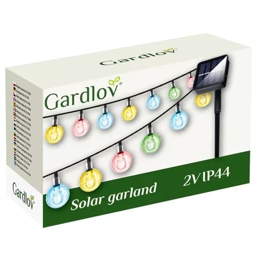 Solgarlande 6m 2V IP44 Gardlov 23864