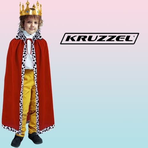 Kongekostymesett 3 stk. Kruzzel 20560