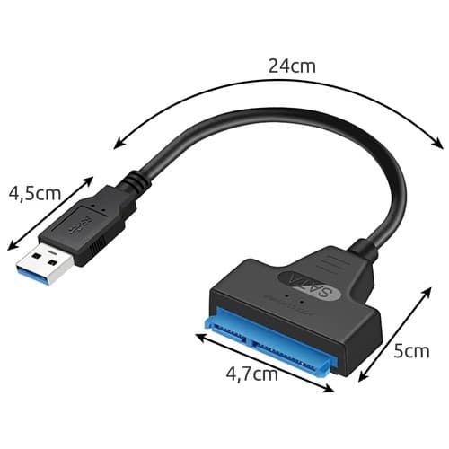 USB til SATA 3.0 Izoxis 23603 adapter