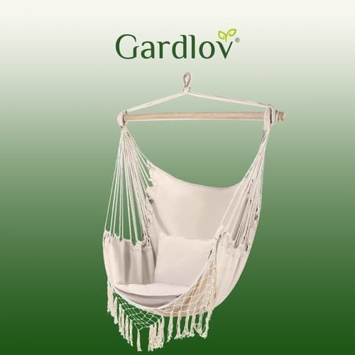 Hengekøye - beige brasiliansk stol Gardlov 23670