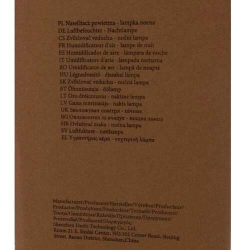 Luftfuktare - nattlampa Ruhhy 24378