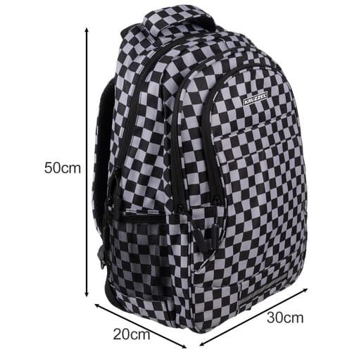 Ryggsäck 30L - schackbräde Kruzzel 24531