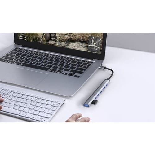 HUB USB- 1 port 3.2 + 6 portar 2.0 Izoxis 24374