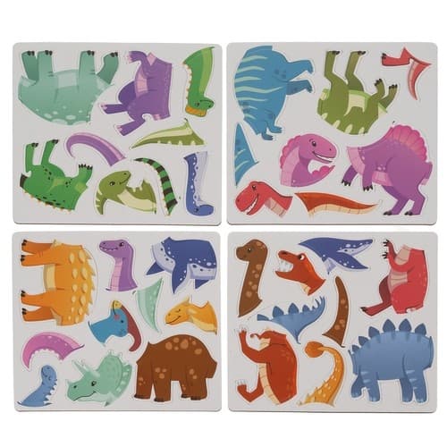 Magnetisk pussel - dinosaurier 24730