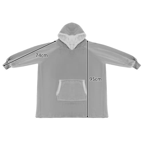 XXL sweatshirt - gråt tæppe Ruhhy 24402
