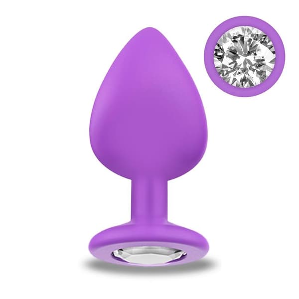 Sparkly Butt Plug Storlek M Violett