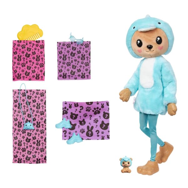 Barbie Cutie Reveal Kostyme Cuties Dukke Blå
