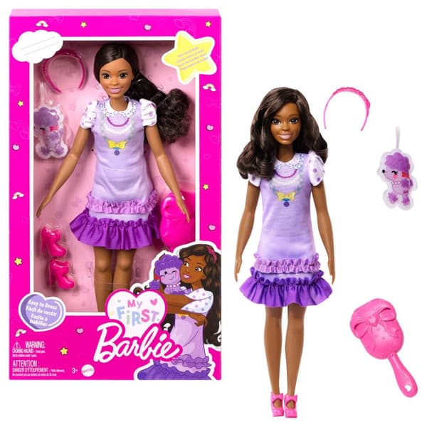 Barbie Min Første Barbie Dukke Og Valp