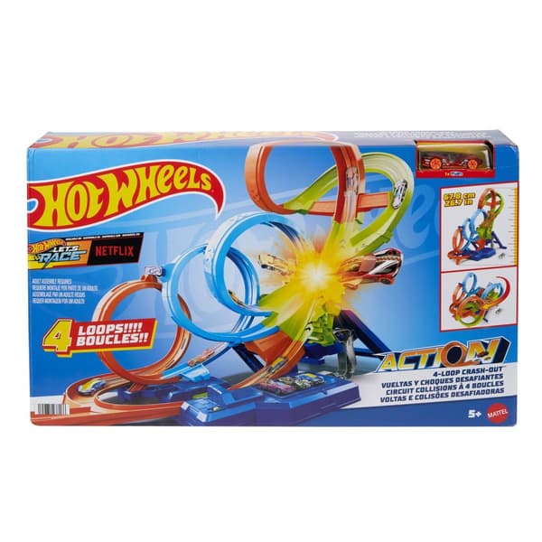 Hot Wheels Action 4 Loop Crash Out Spor