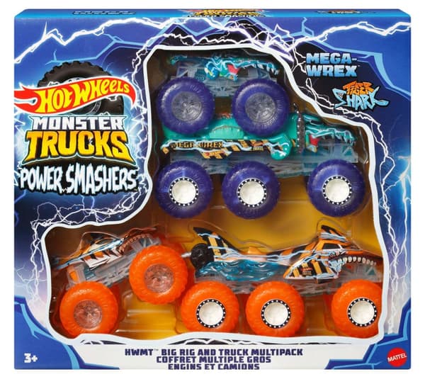 Hot Wheels Monster Trucks Power Smashers -Setti