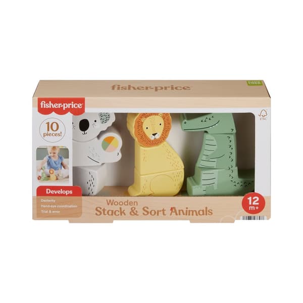 Fisher-Price Træstak & Sortering Dyr
