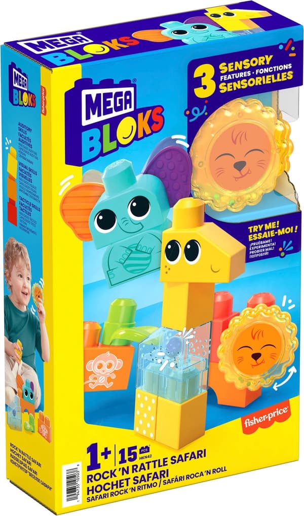 Mega Bloks Fisher-Pice Rock'N Rattle Safari