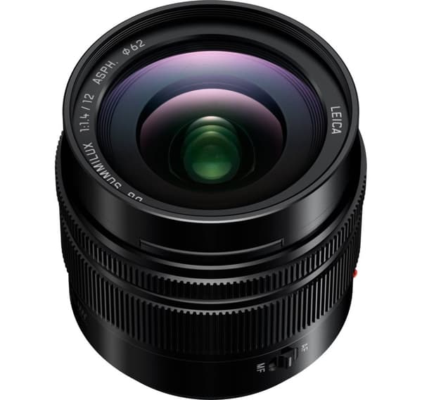 Panasonic Leica DG Summilux 12mm f/1.4 ASPH. lins, svart
