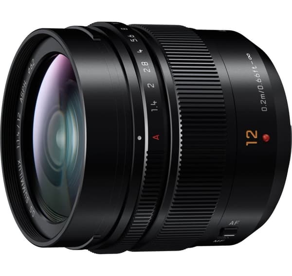 Panasonic Leica DG Summilux 12mm f/1.4 ASPH. lins, svart