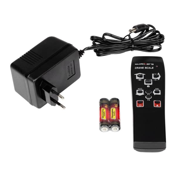 Ripustettu koukkuvaaka kaukosäätimellä 1 tonnille, 1T LCD, punainen