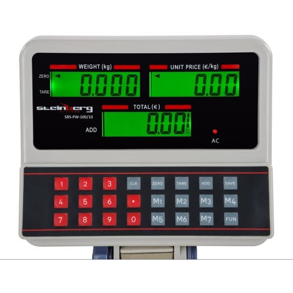 SBS-PW-100 LCD-plattformbutikkvekt opp til 100 kg