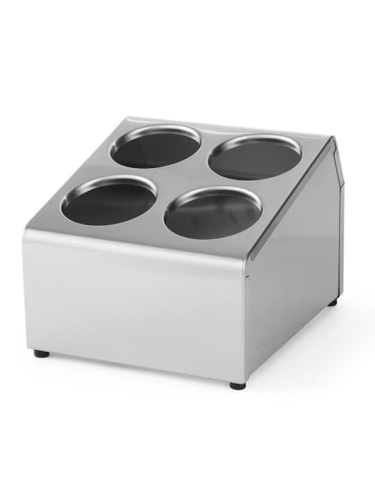 Bestikbeholder i rustfrit stål - Hendi 552407