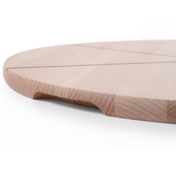 Pizzaskærebræt i træ 35 cm - Hendi 505557
