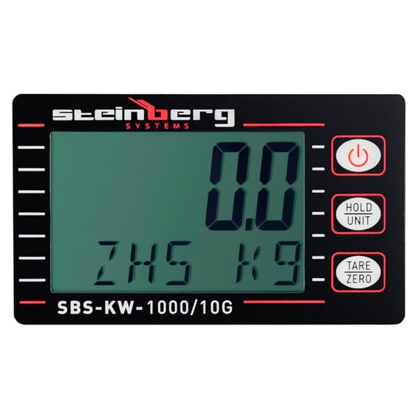Ripustettu koukkuvaaka 1000 kg / 0,5 kg asti LCD
