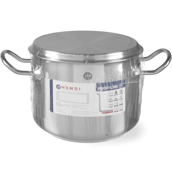 Profi Line lav gryte med lokk, 2,8 l, diameter. 200 x 90 t - Hendi 830208