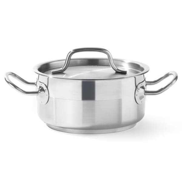 Profi Line lav gryte med lokk, 2,8 l, diameter. 200 x 90 t - Hendi 830208