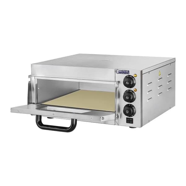 Pizzaovn 1x40cm enkeltkammer 2000W 230V Timer 120min Royal Catering